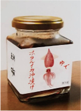 ホタルイカ沖漬け(ゆで)